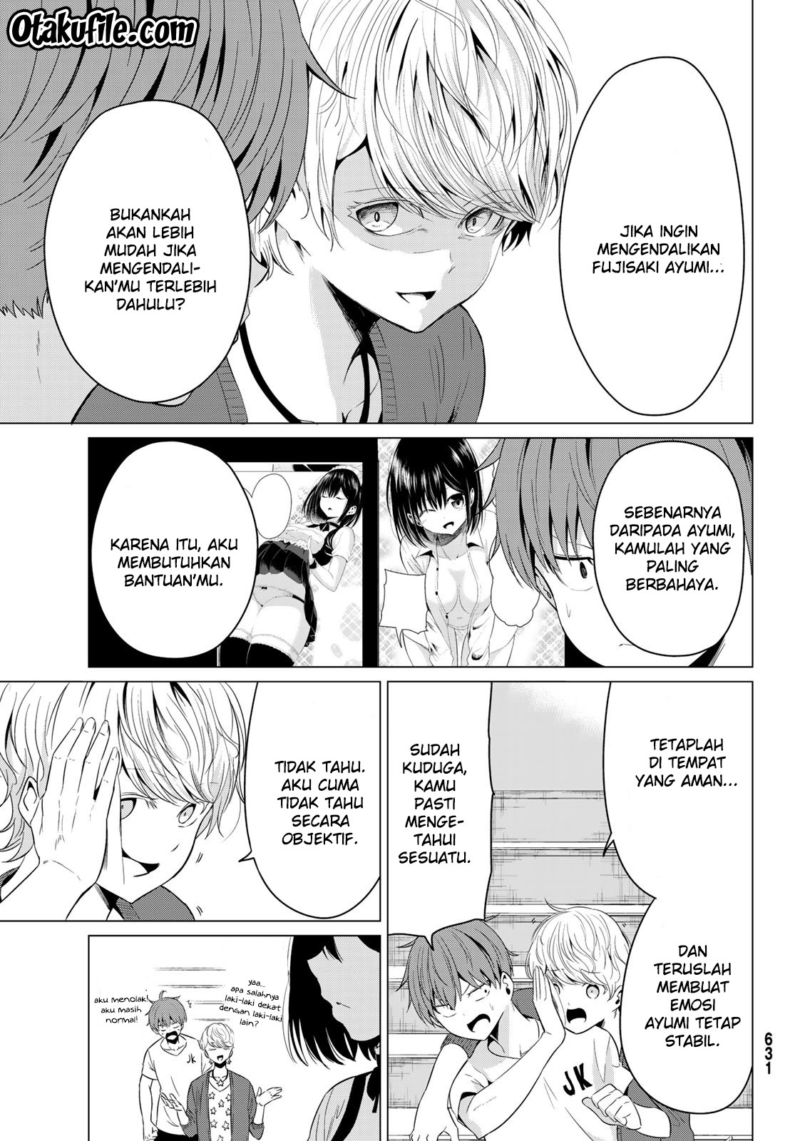 Sekai ka Kanojo ka Erabenai Chapter 11 - halaman 11