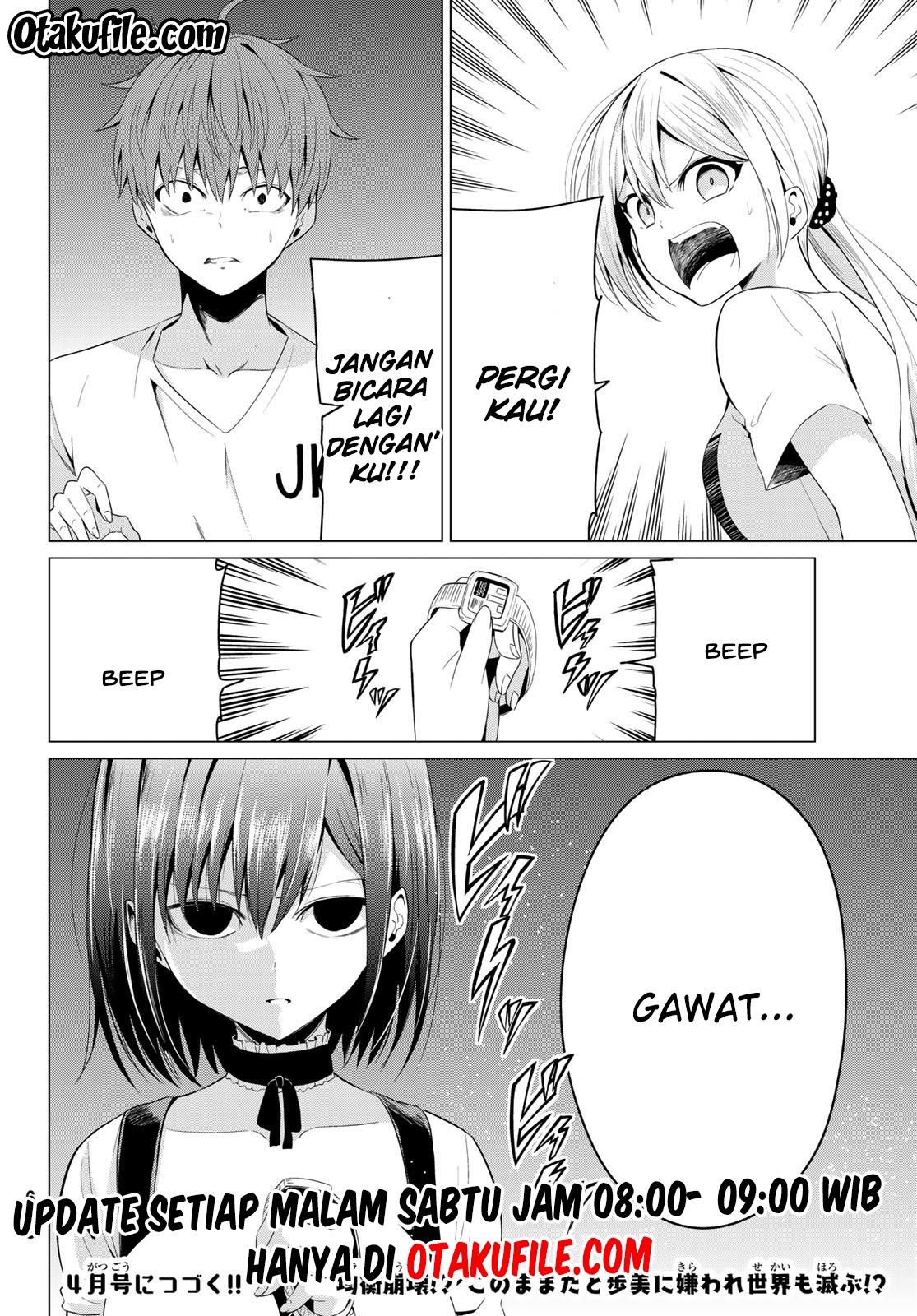 Sekai ka Kanojo ka Erabenai Chapter 11 - halaman 38