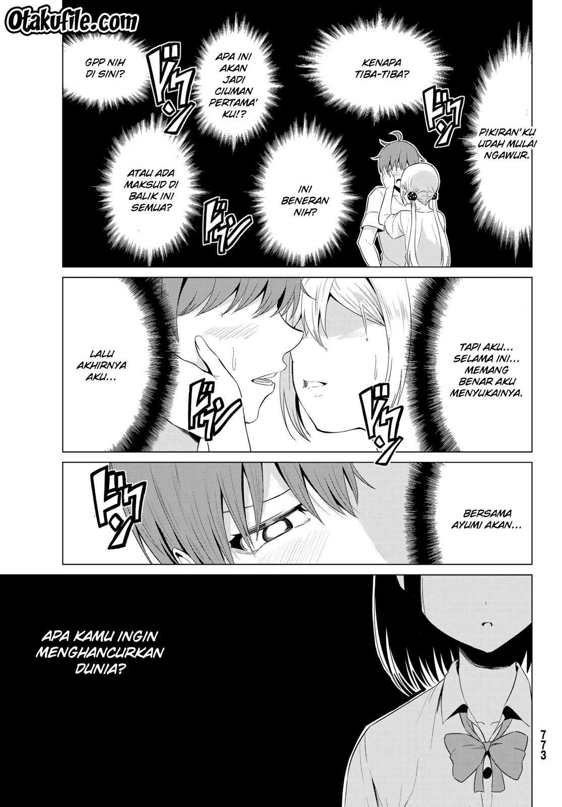 Sekai ka Kanojo ka Erabenai Chapter 13 - halaman 6