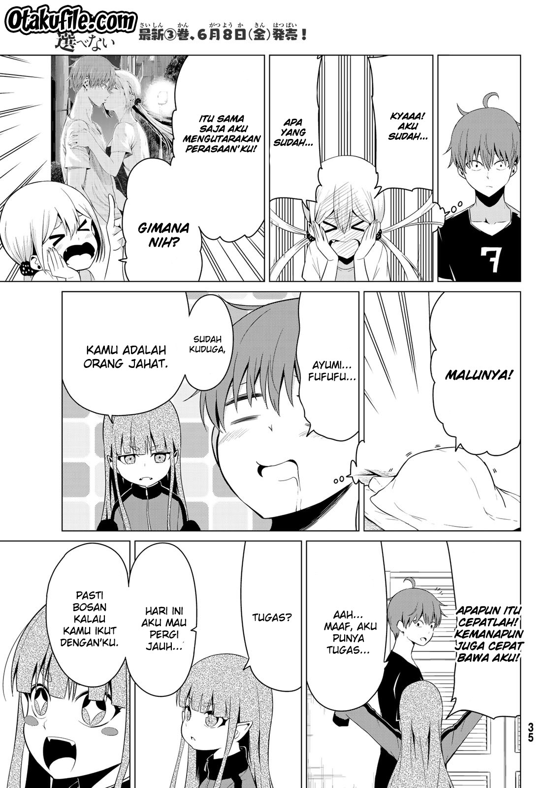 Sekai ka Kanojo ka Erabenai Chapter 14 - halaman 10
