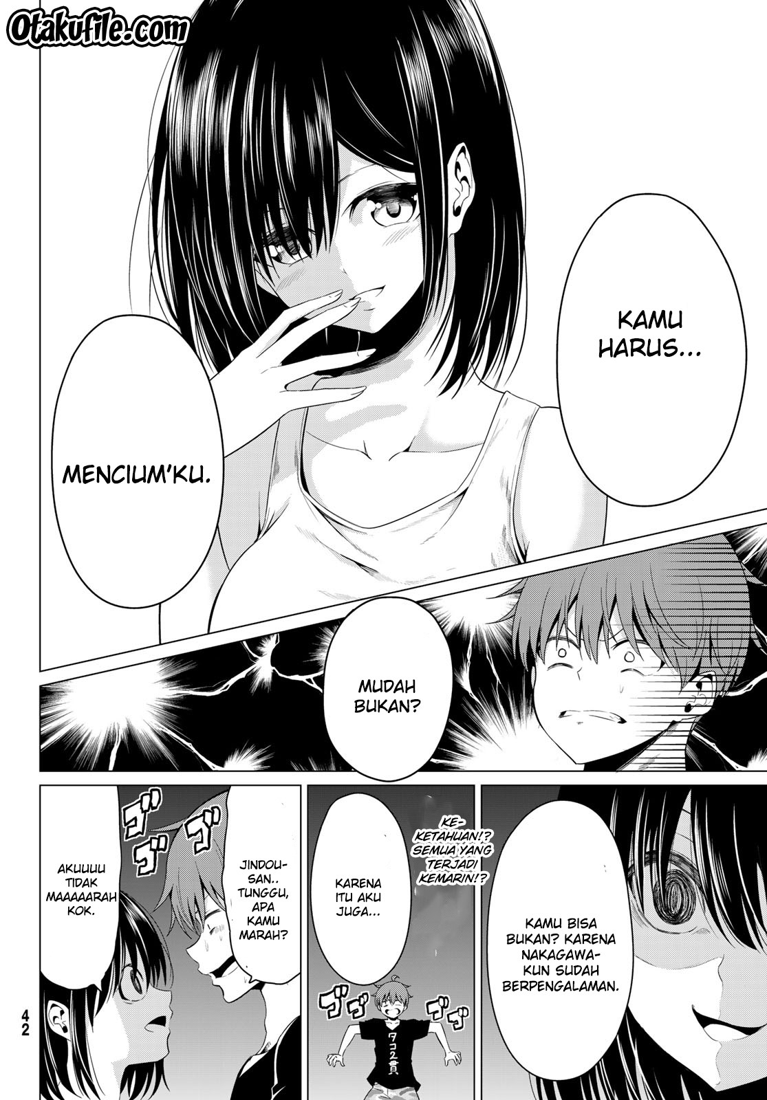 Sekai ka Kanojo ka Erabenai Chapter 14 - halaman 17