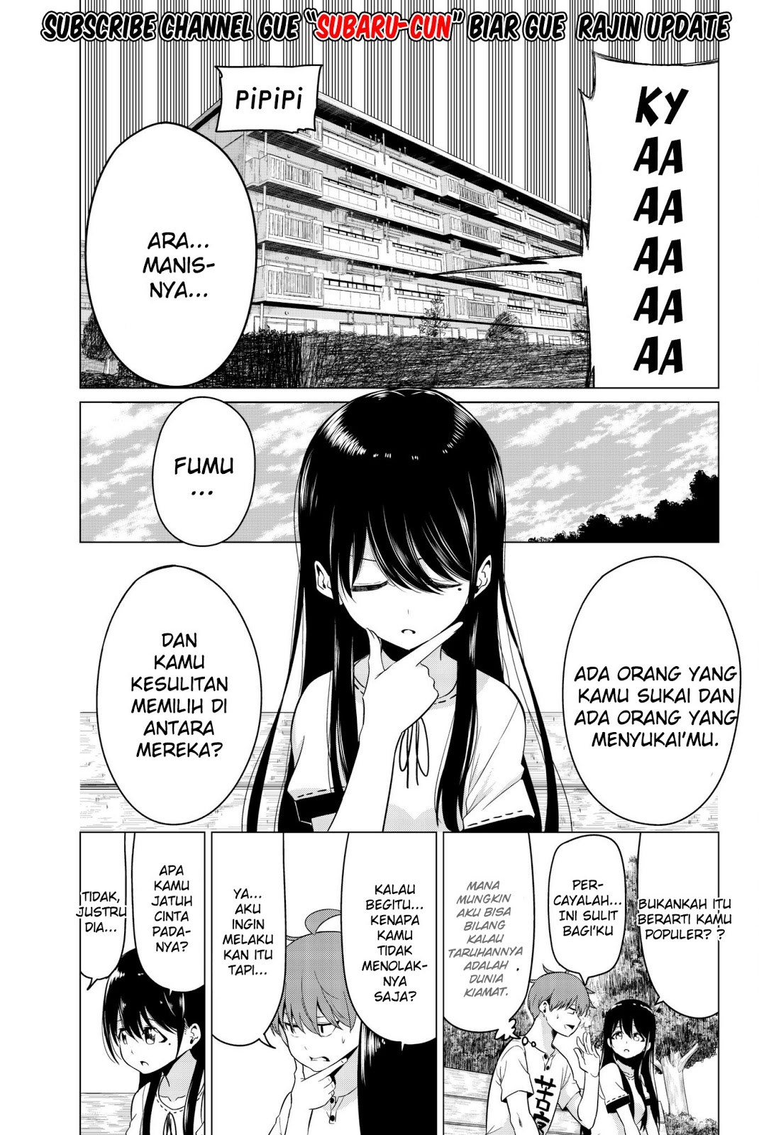 Sekai ka Kanojo ka Erabenai Chapter 18.5 - halaman 7