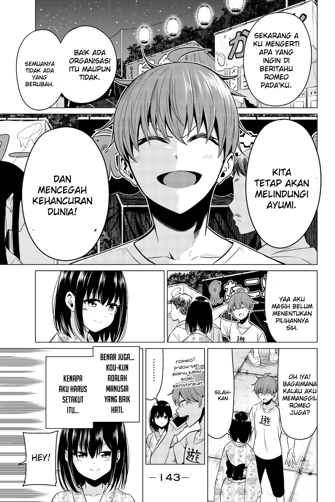 Sekai ka Kanojo ka Erabenai Chapter 23 - halaman 28