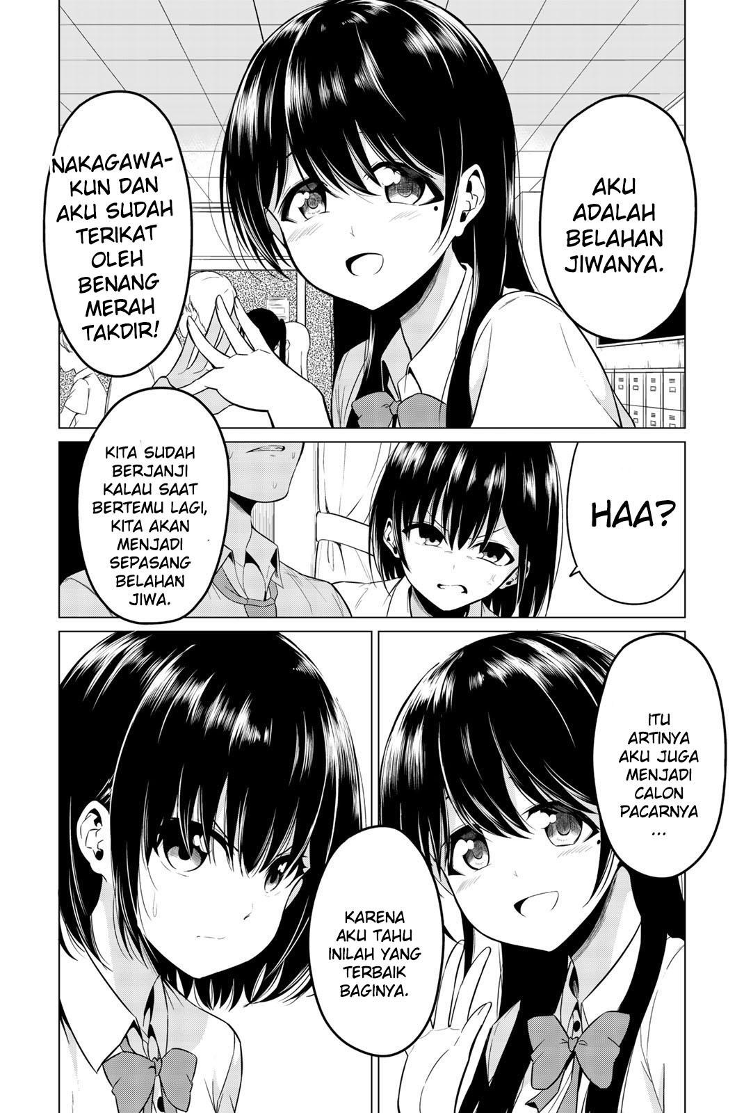 Sekai ka Kanojo ka Erabenai Chapter 24 - halaman 8