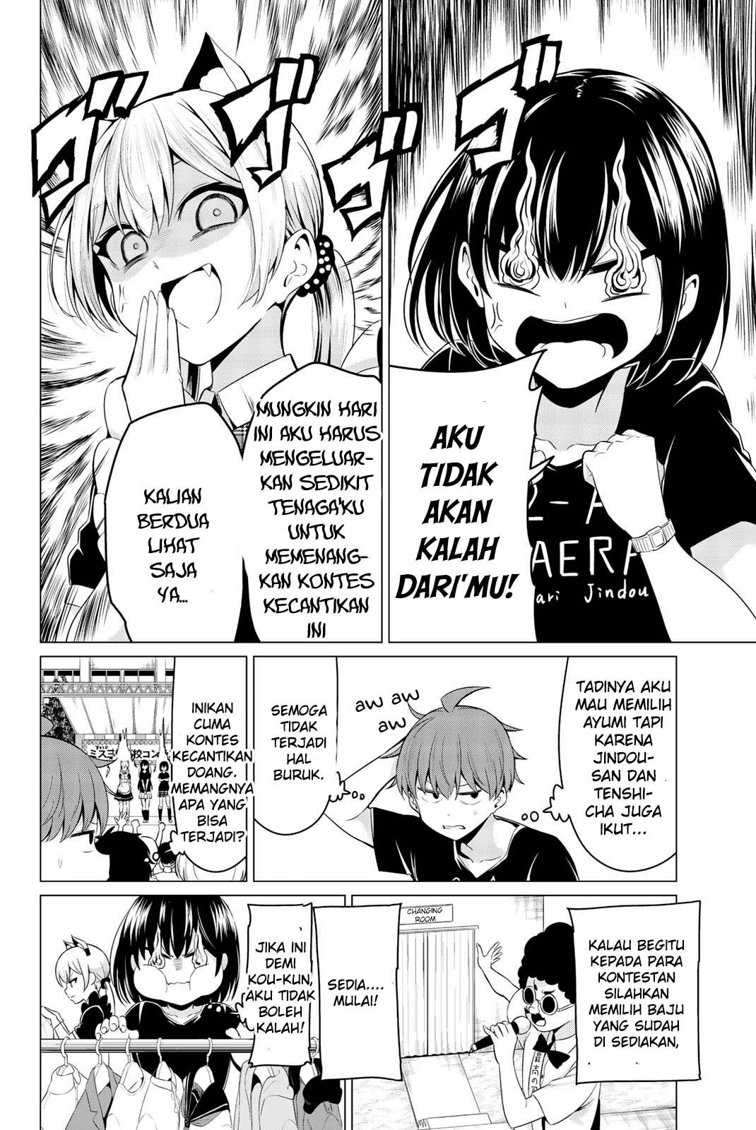 Sekai ka Kanojo ka Erabenai Chapter 26 - halaman 25