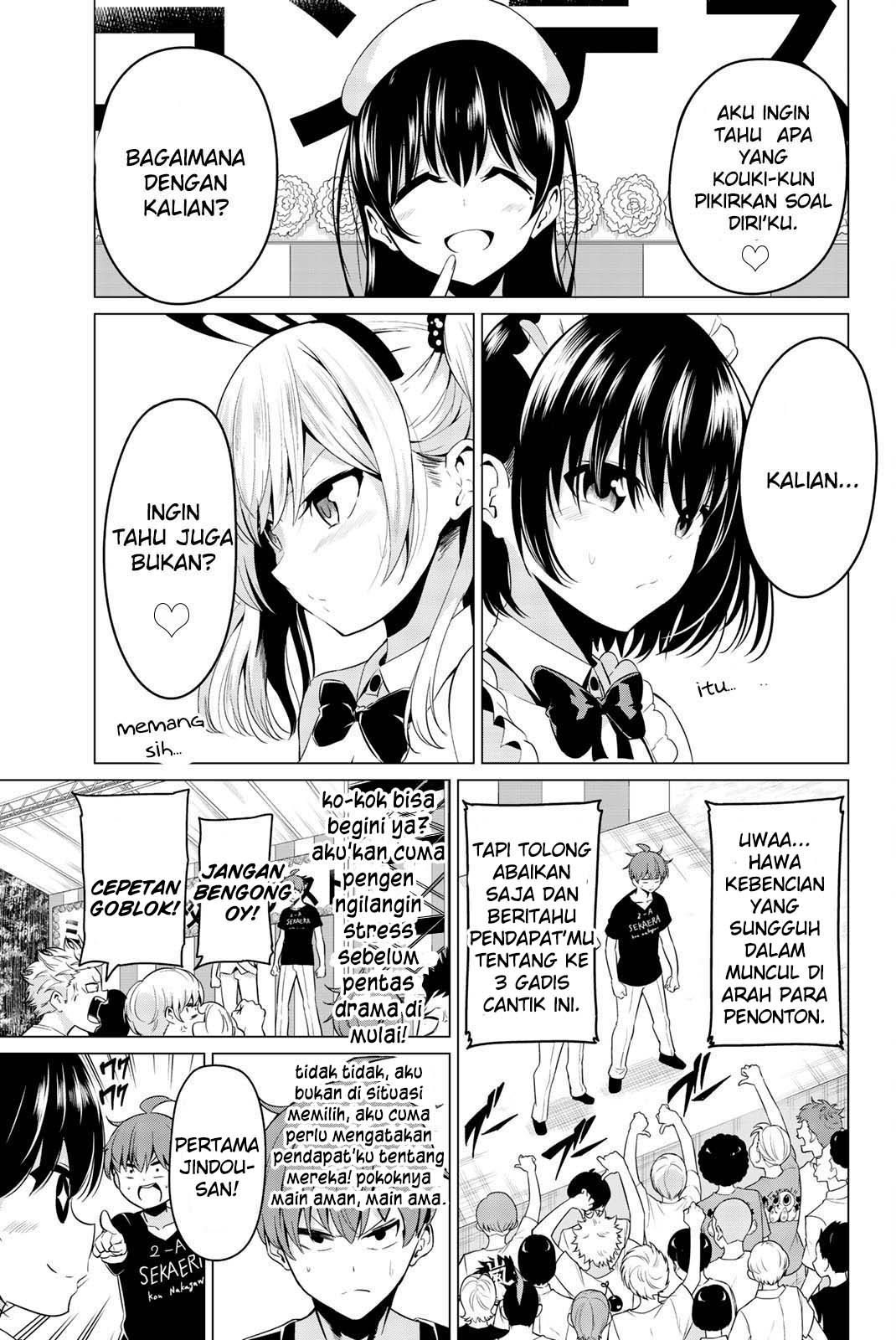 Sekai ka Kanojo ka Erabenai Chapter 26 - halaman 30