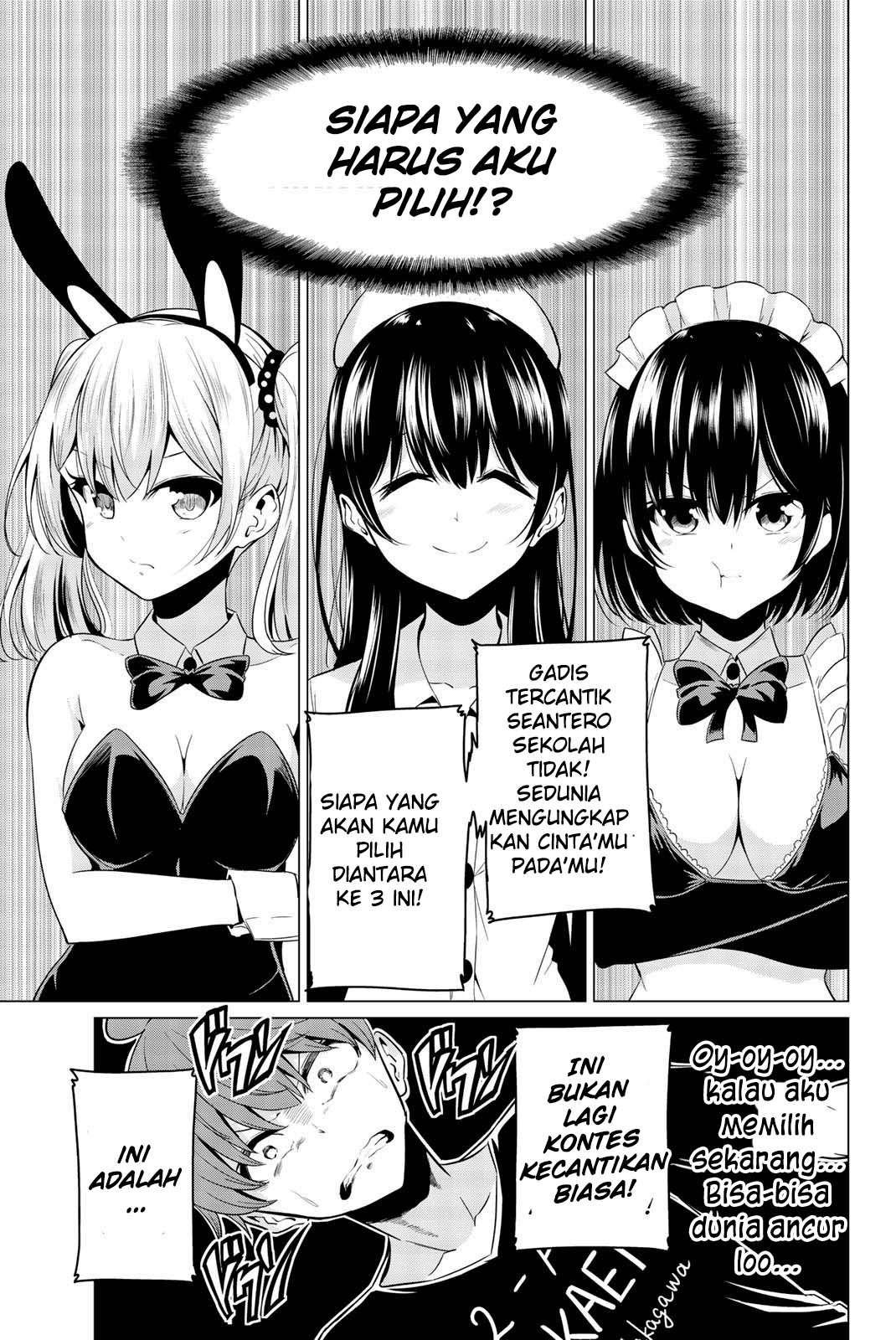 Sekai ka Kanojo ka Erabenai Chapter 26 - halaman 36