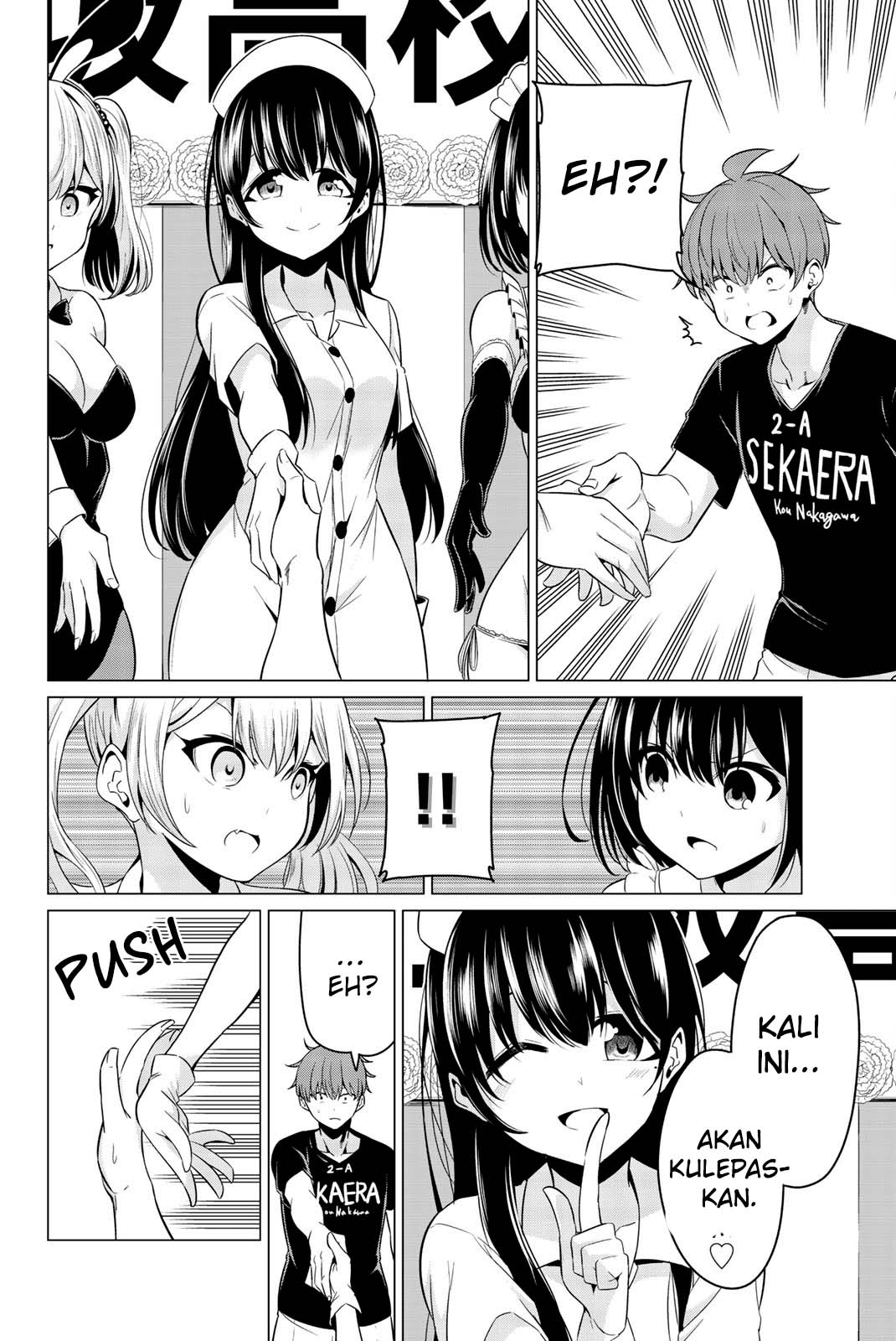 Sekai ka Kanojo ka Erabenai Chapter 27 - halaman 10