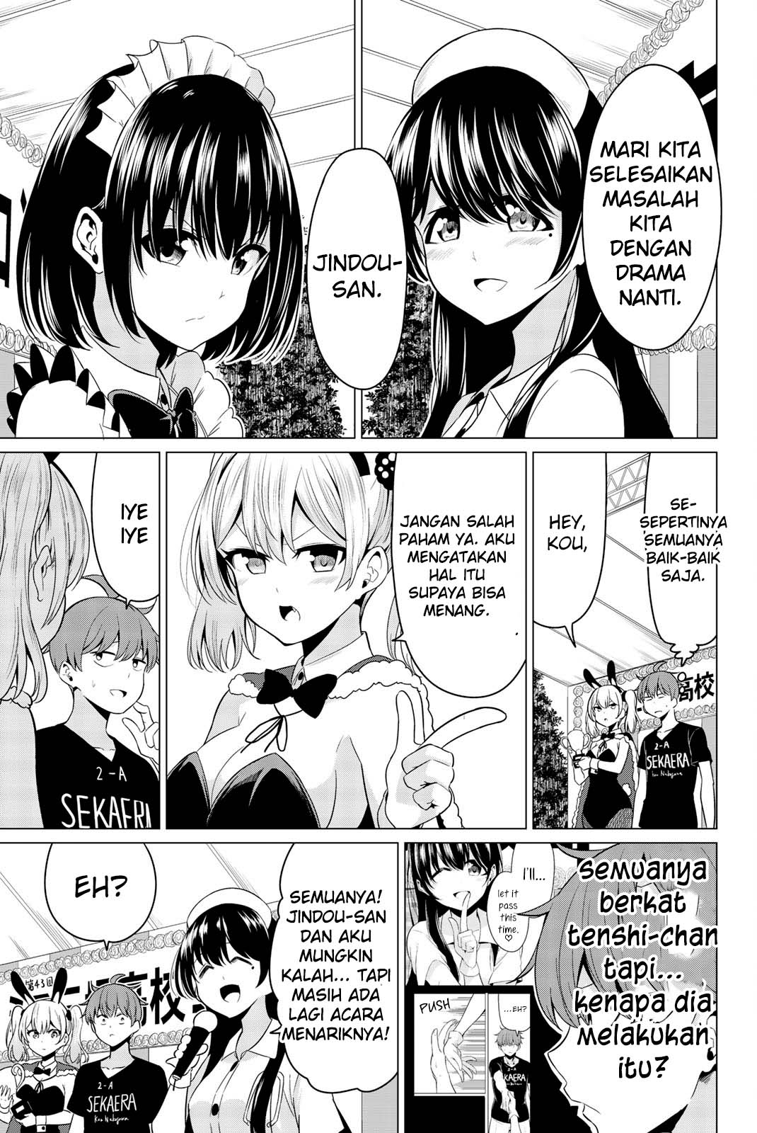 Sekai ka Kanojo ka Erabenai Chapter 27 - halaman 13