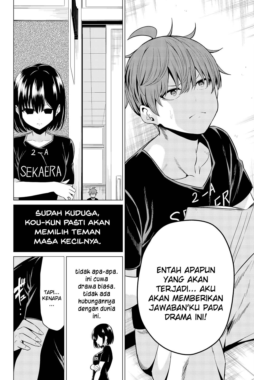 Sekai ka Kanojo ka Erabenai Chapter 27 - halaman 24