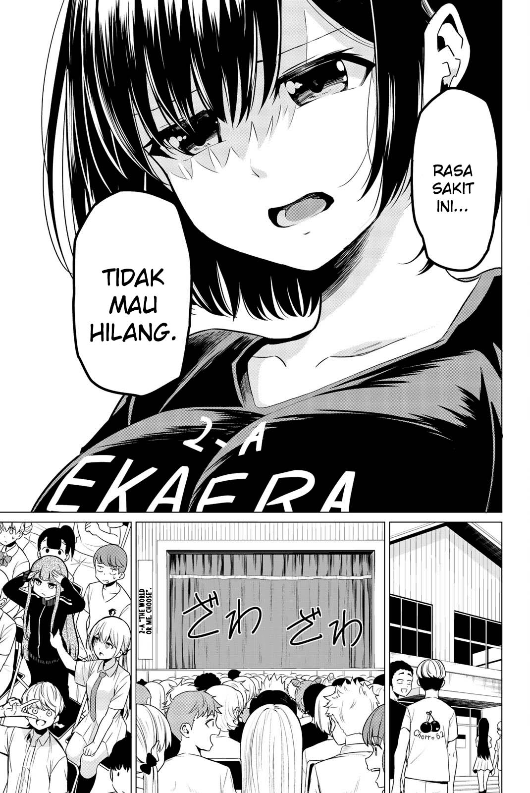 Sekai ka Kanojo ka Erabenai Chapter 27 - halaman 25