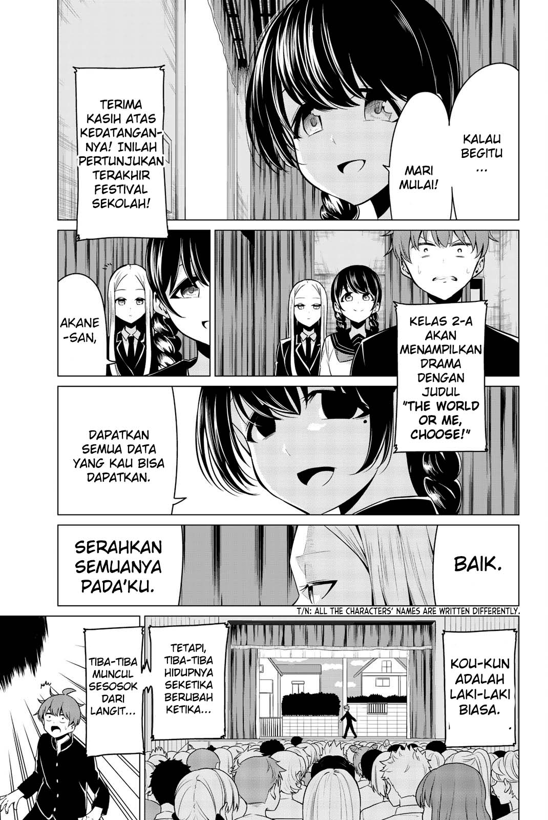 Sekai ka Kanojo ka Erabenai Chapter 27 - halaman 27