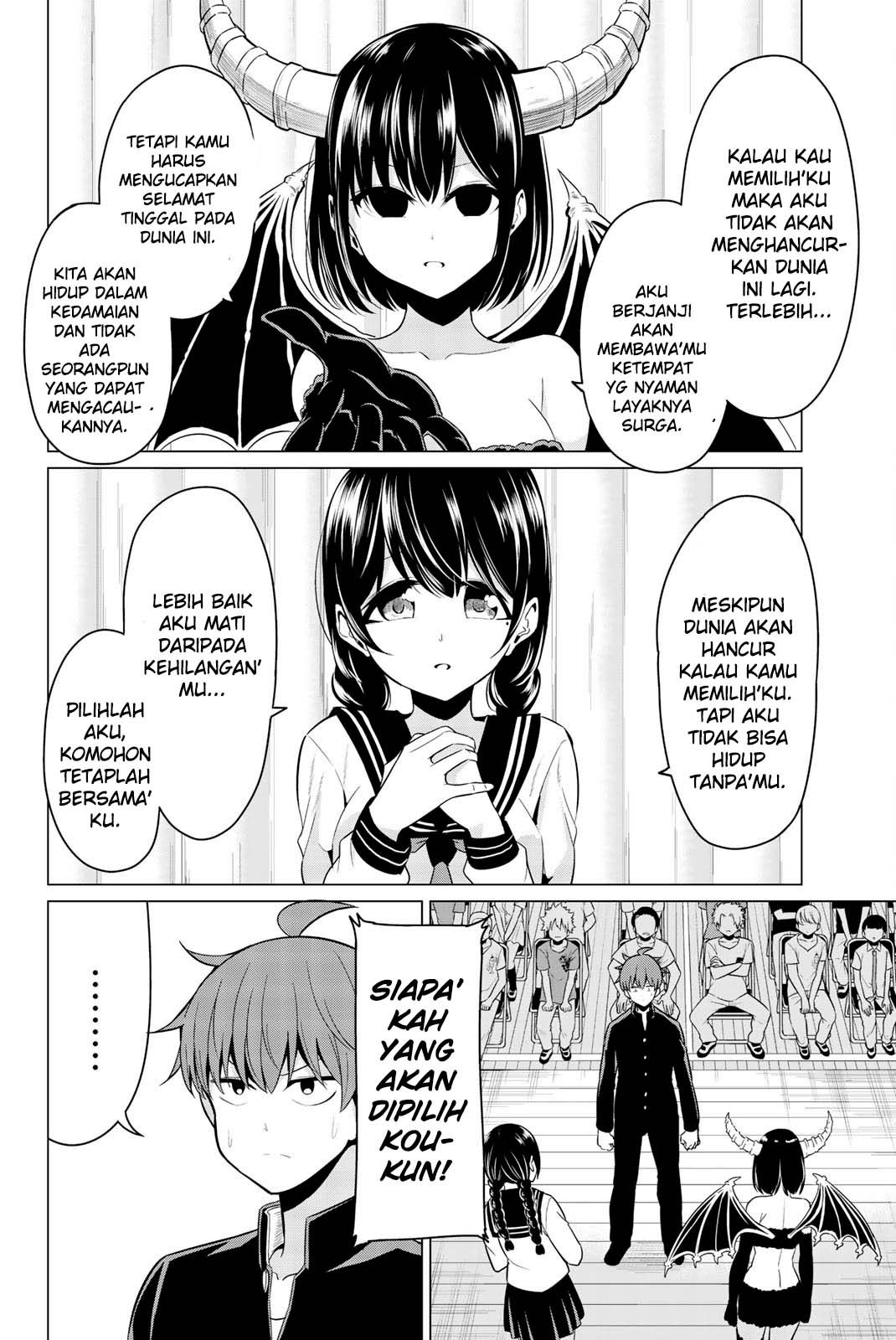 Sekai ka Kanojo ka Erabenai Chapter 27 - halaman 32