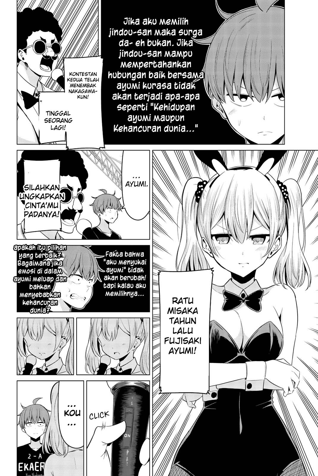 Sekai ka Kanojo ka Erabenai Chapter 27 - halaman 6
