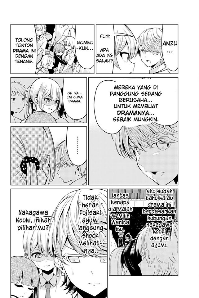 Sekai ka Kanojo ka Erabenai Chapter 28 - halaman 17