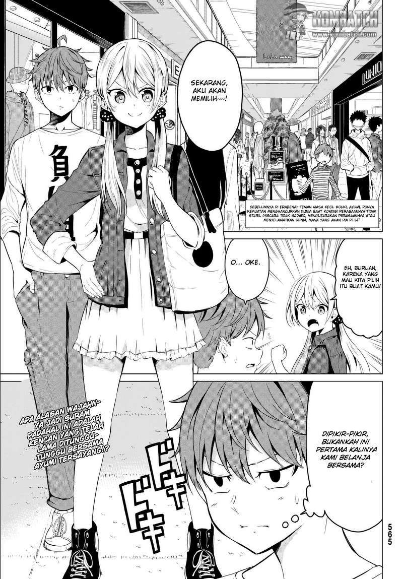 Sekai ka Kanojo ka Erabenai Chapter 3 - halaman 3