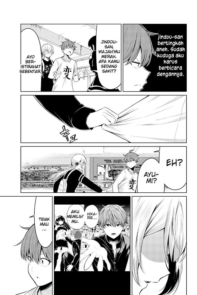 Sekai ka Kanojo ka Erabenai Chapter 30 - halaman 9
