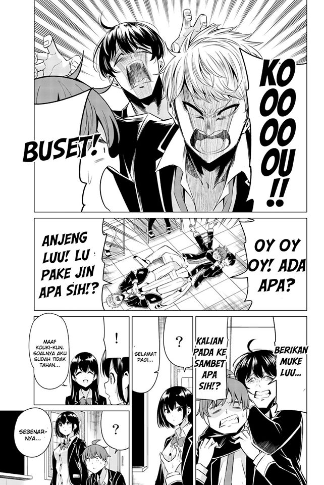 Sekai ka Kanojo ka Erabenai Chapter 32 - halaman 14