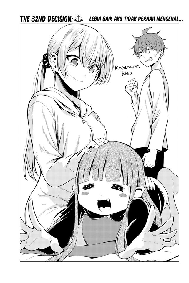 Sekai ka Kanojo ka Erabenai Chapter 32 - halaman 4
