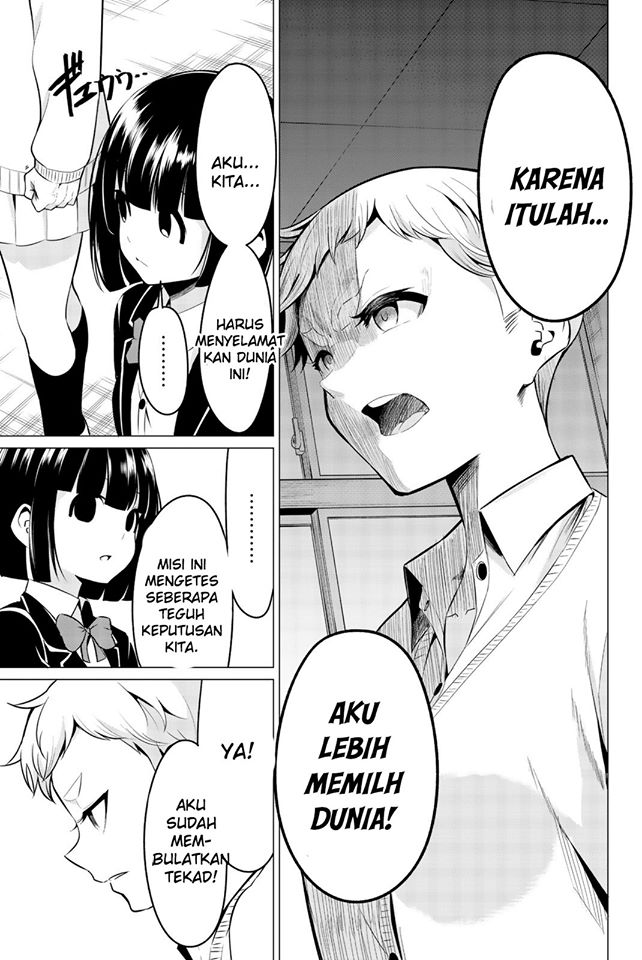 Sekai ka Kanojo ka Erabenai Chapter 33 - halaman 14