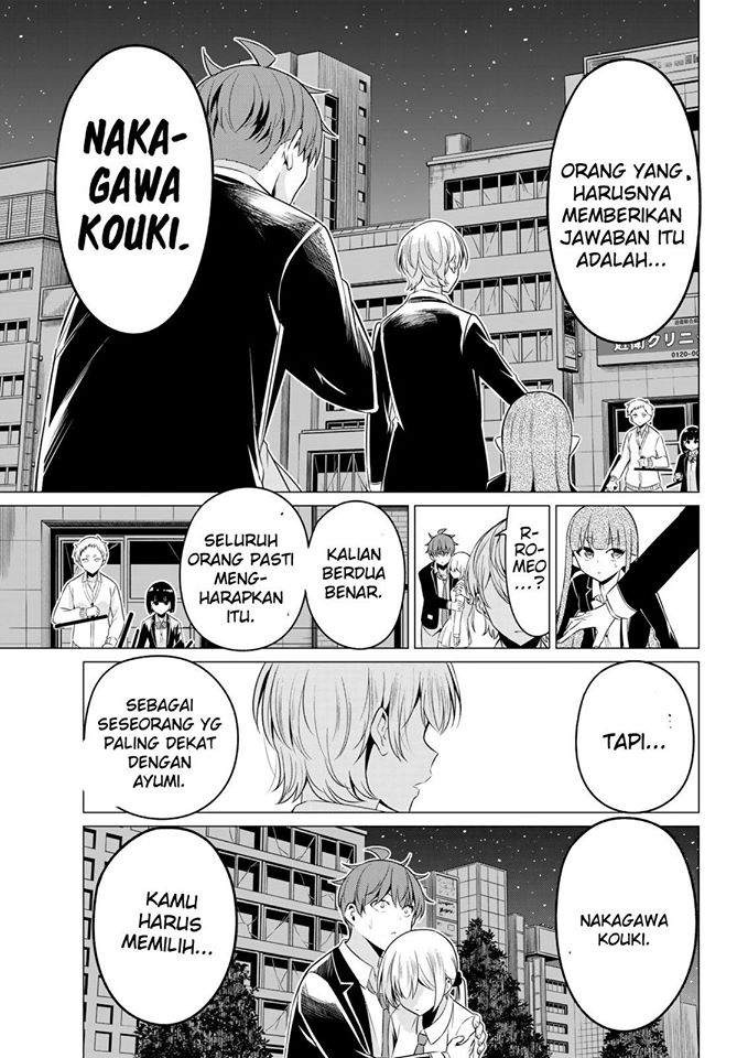 Sekai ka Kanojo ka Erabenai Chapter 37 - halaman 22