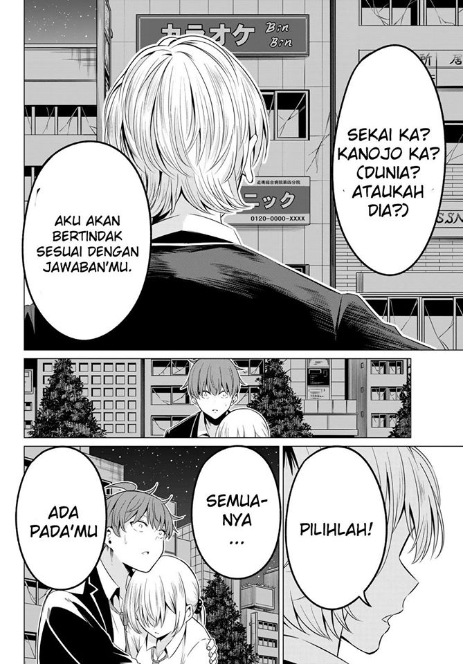 Sekai ka Kanojo ka Erabenai Chapter 37 - halaman 23