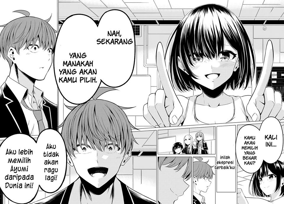 Sekai ka Kanojo ka Erabenai Chapter 38 - halaman 28