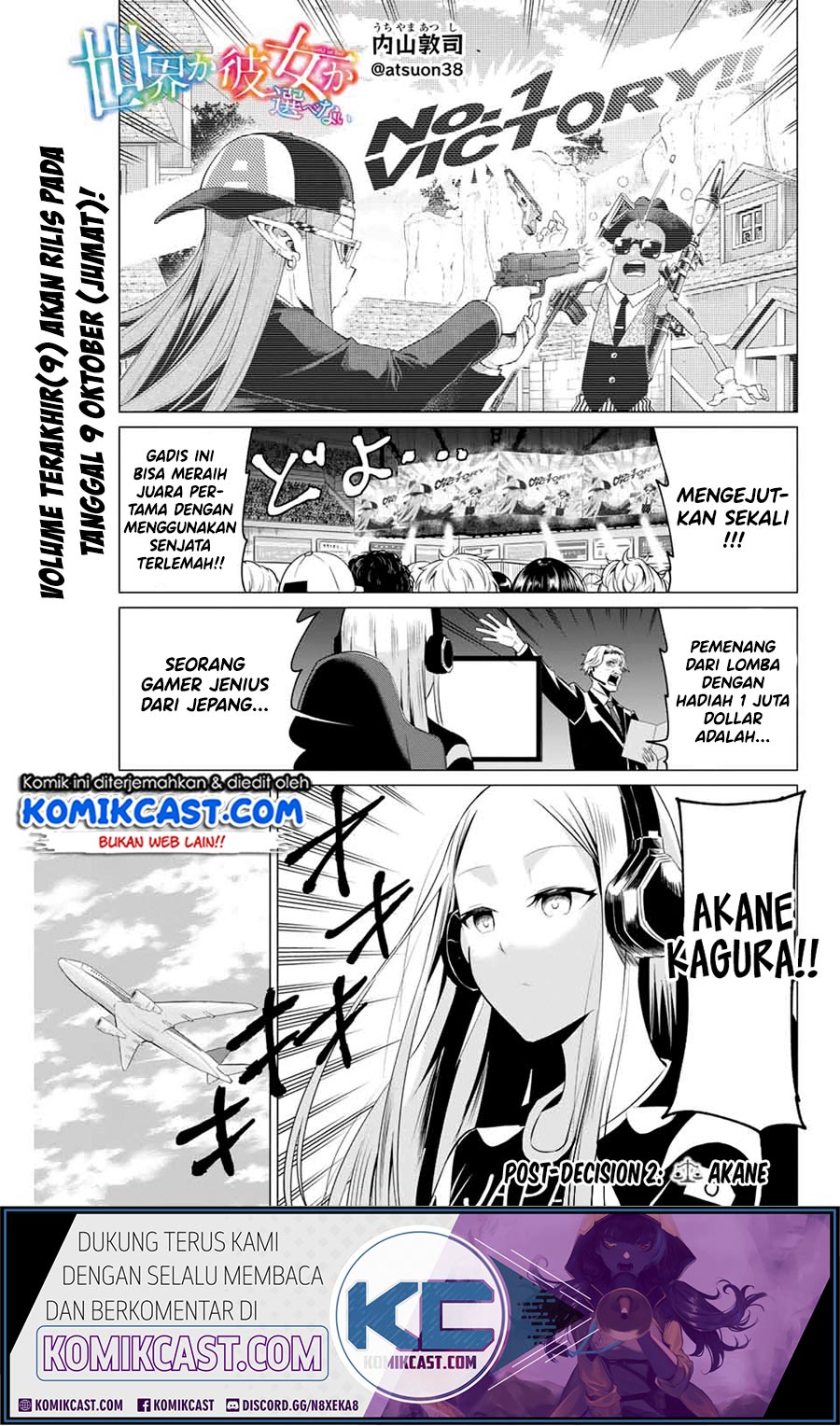 Sekai ka Kanojo ka Erabenai Chapter 40.3 - halaman 2