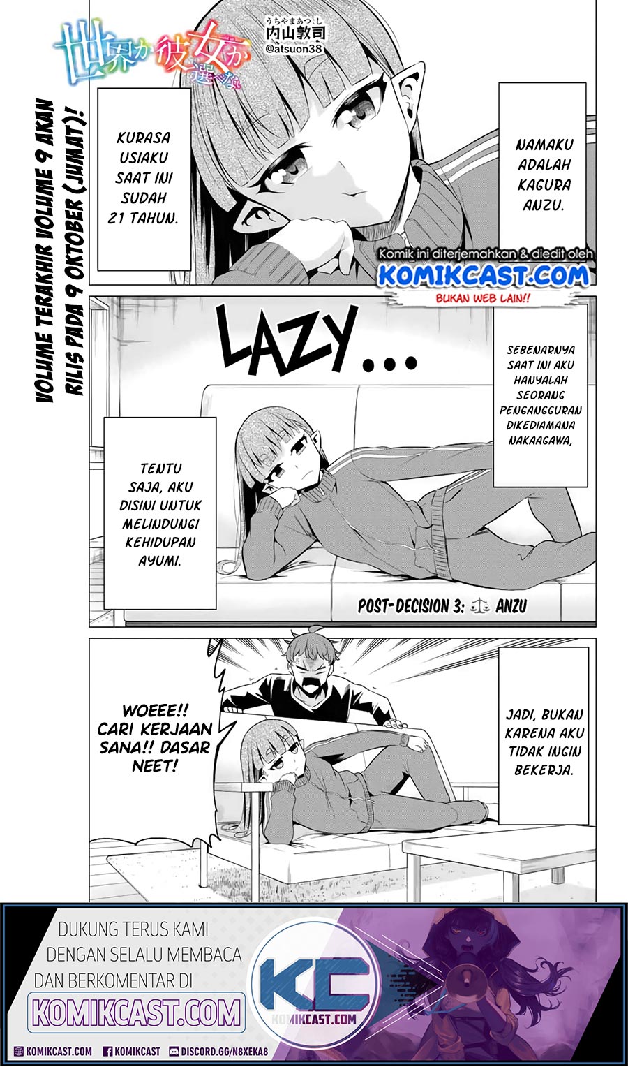 Sekai ka Kanojo ka Erabenai Chapter 40.4 - halaman 2