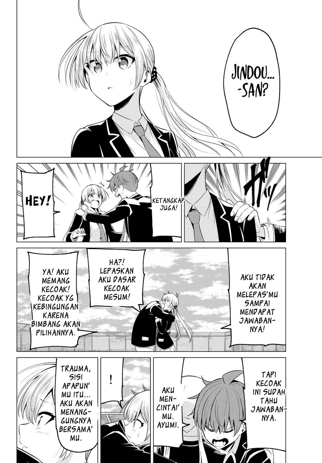 Sekai ka Kanojo ka Erabenai Chapter 40 - halaman 18