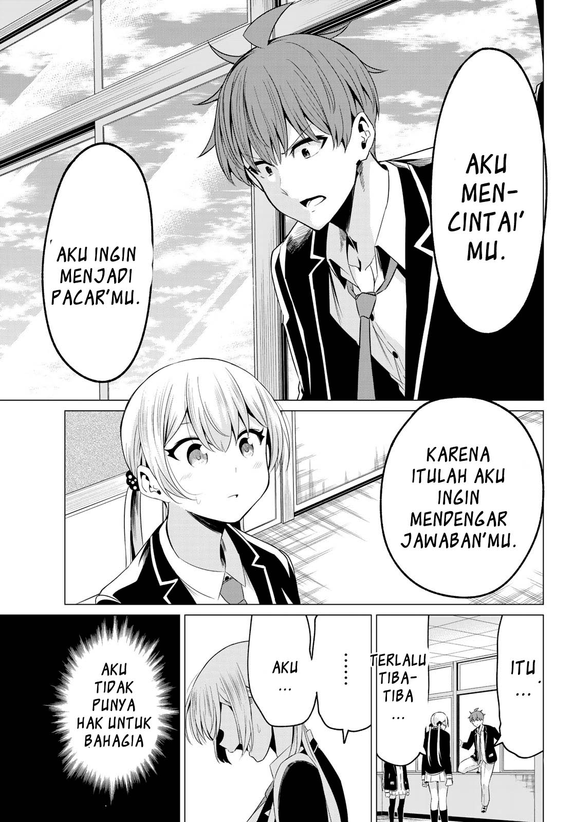 Sekai ka Kanojo ka Erabenai Chapter 40 - halaman 7