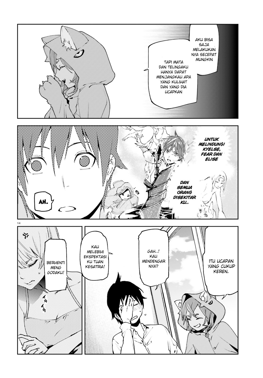 Sekai no Owari no Sekairoku Chapter 34.1 - halaman 14