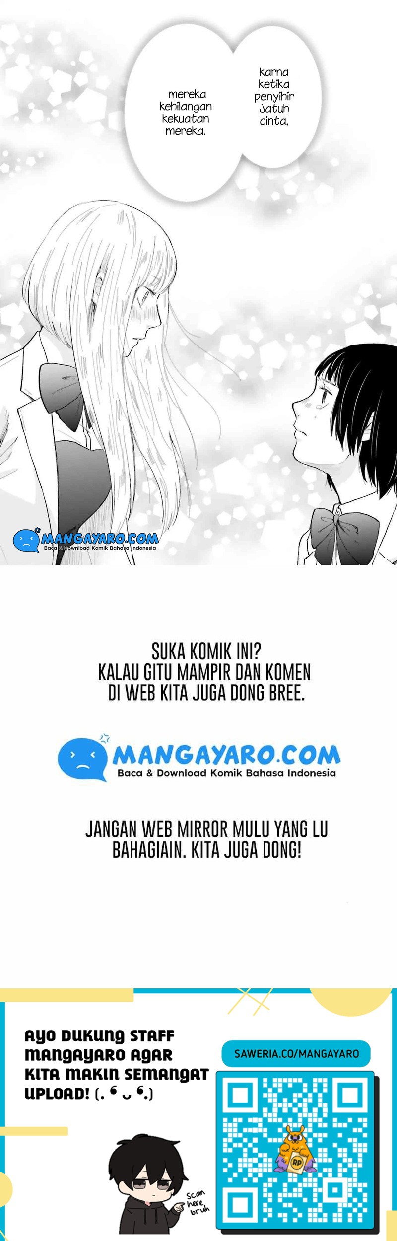 Sekai no Owari to Majo no Koi Chapter 1 - halaman 54