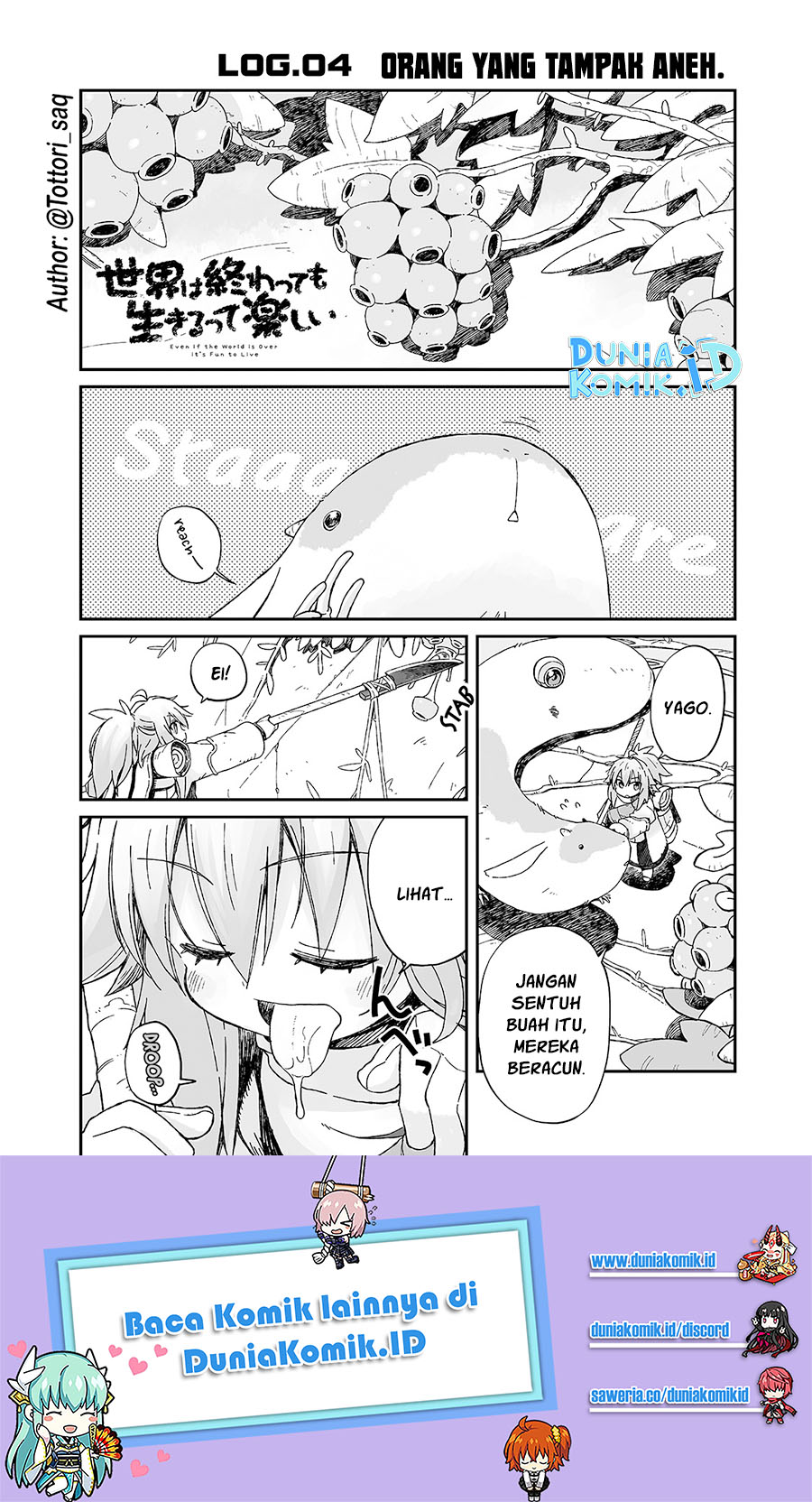 Sekai wa Owattemo Ikiru tte Tanoshii Chapter 4 - halaman 2
