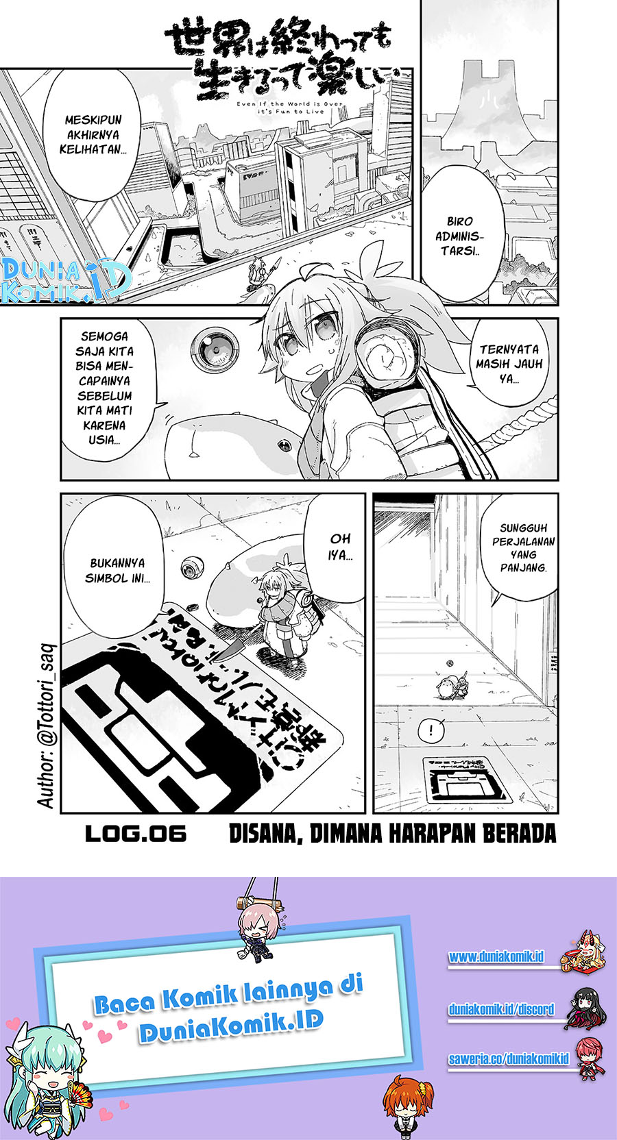 Sekai wa Owattemo Ikiru tte Tanoshii Chapter 6 - halaman 2