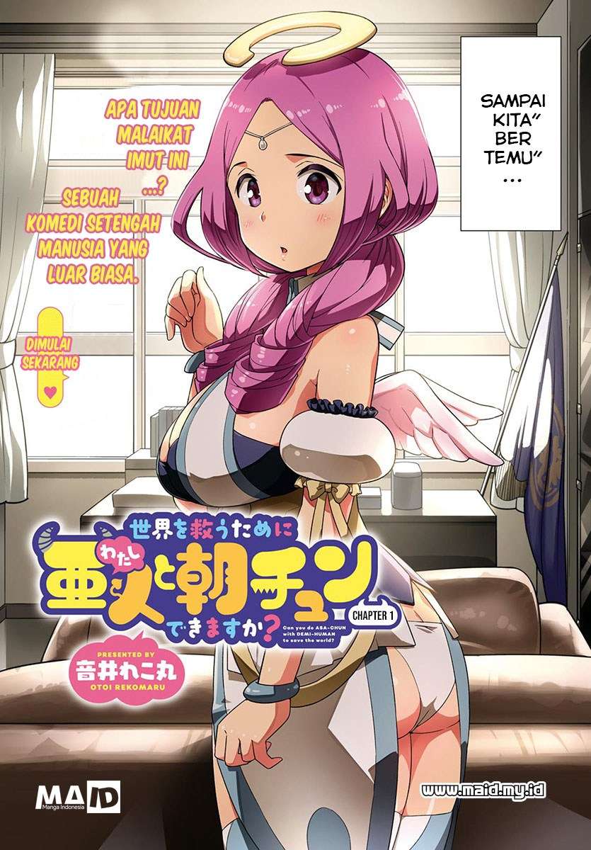 Sekai wo Sukuu Tame ni Watashi to Asachun Dekimasu ka? Chapter 1 - halaman 6