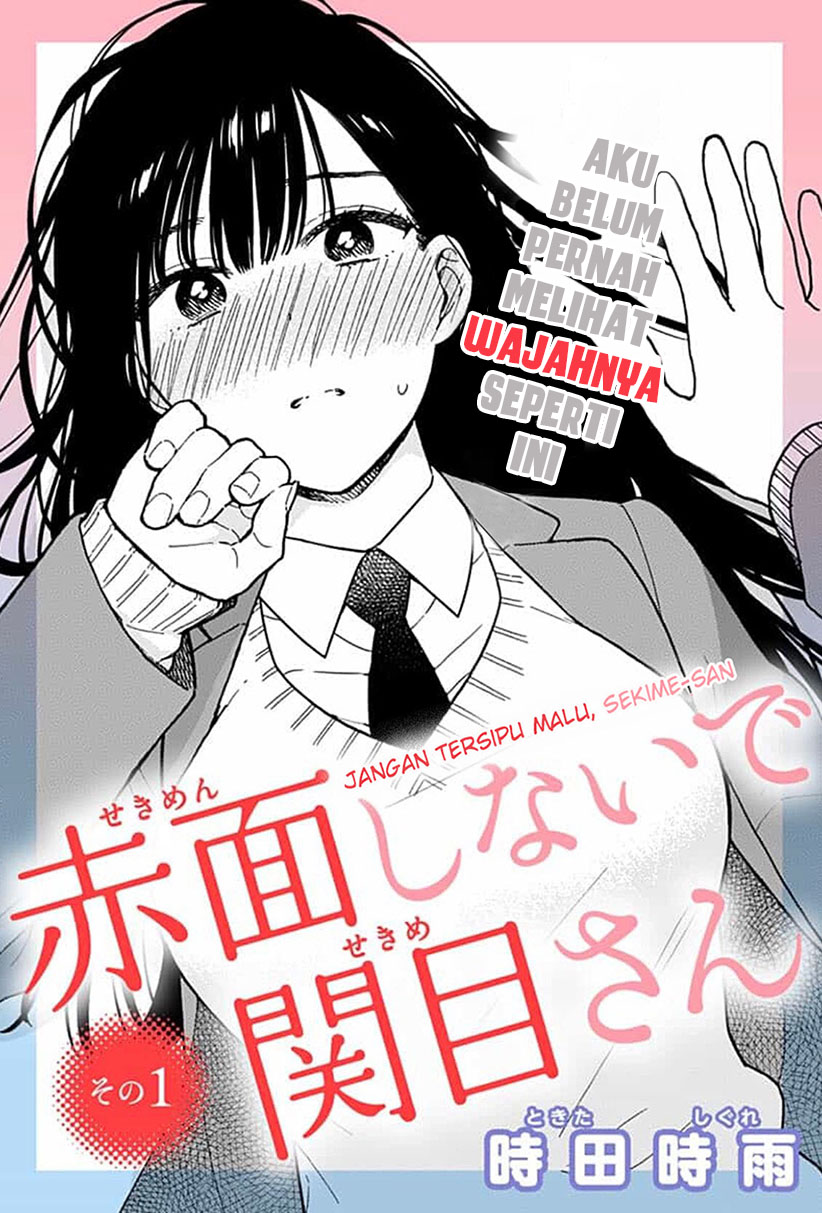 Sekimen Shinaide Sekime-san Chapter 1 - halaman 3