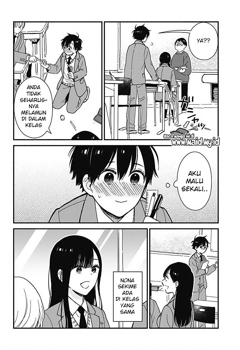 Sekimen Shinaide Sekime-san Chapter 1 - halaman 6