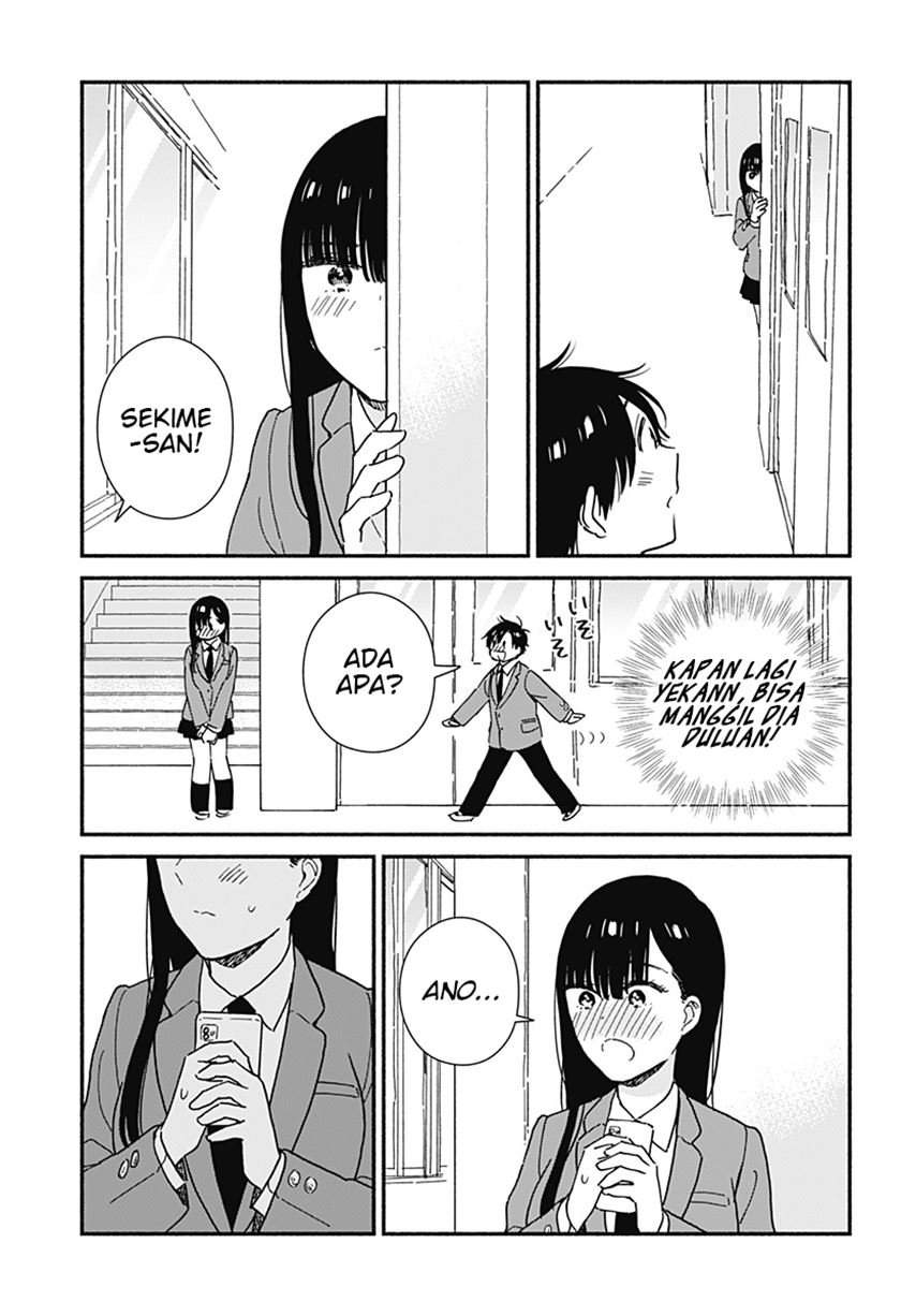Sekimen Shinaide Sekime-san (Serialization) Chapter 10 - halaman 6