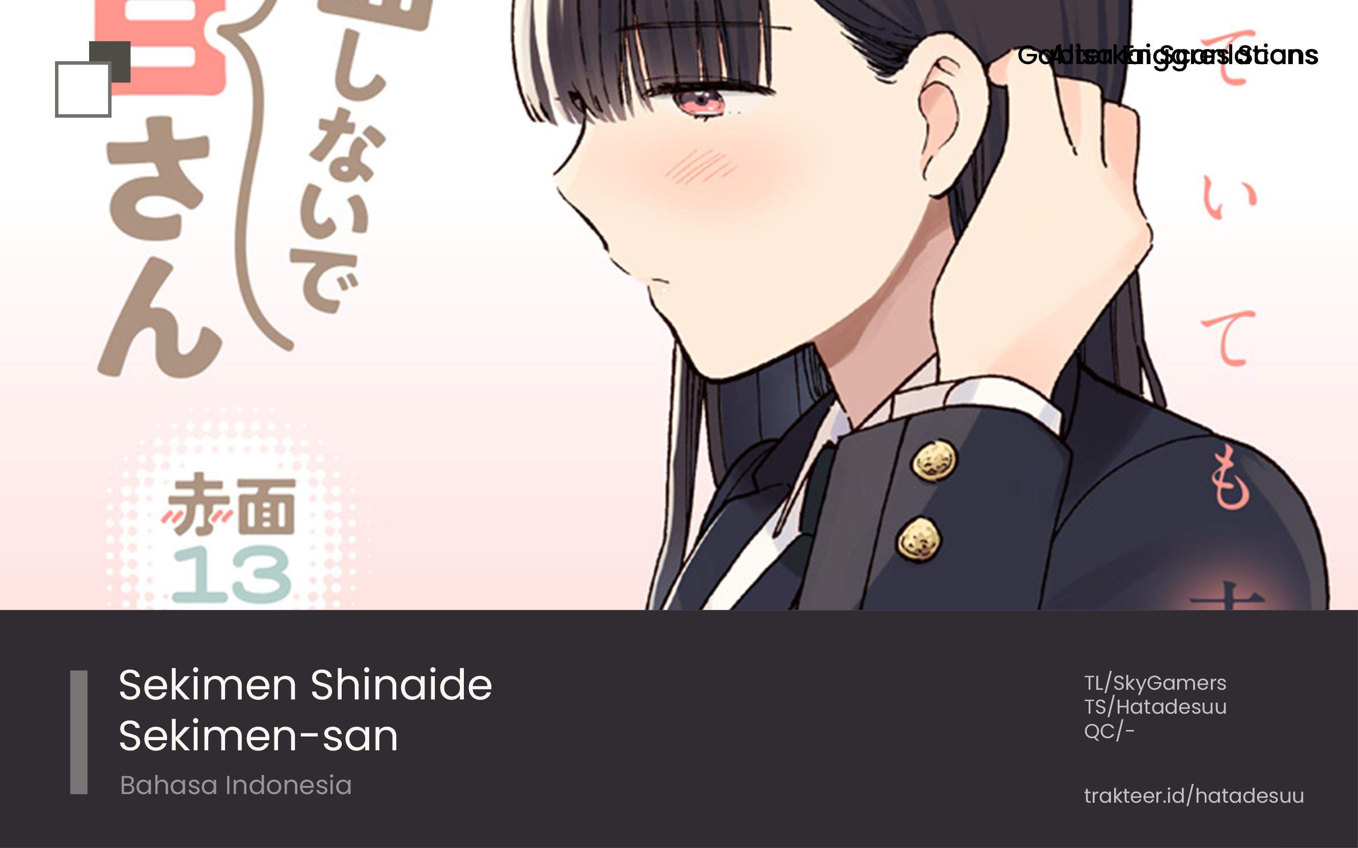 Sekimen Shinaide Sekime-san (Serialization) Chapter 13 - halaman 1