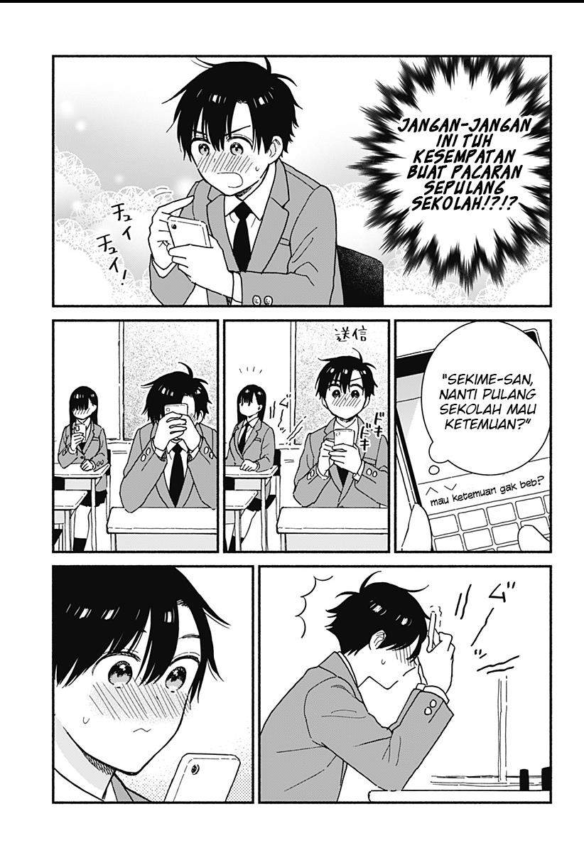 Sekimen Shinaide Sekime-san (Serialization) Chapter 13 - halaman 3