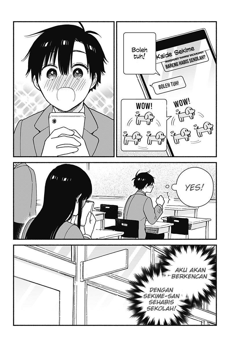 Sekimen Shinaide Sekime-san (Serialization) Chapter 13 - halaman 4