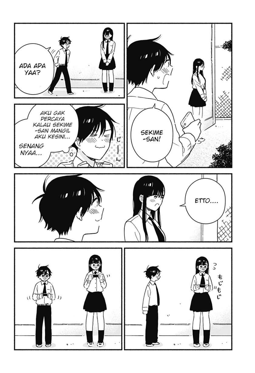 Sekimen Shinaide Sekime-san (Serialization) Chapter 14 - halaman 5