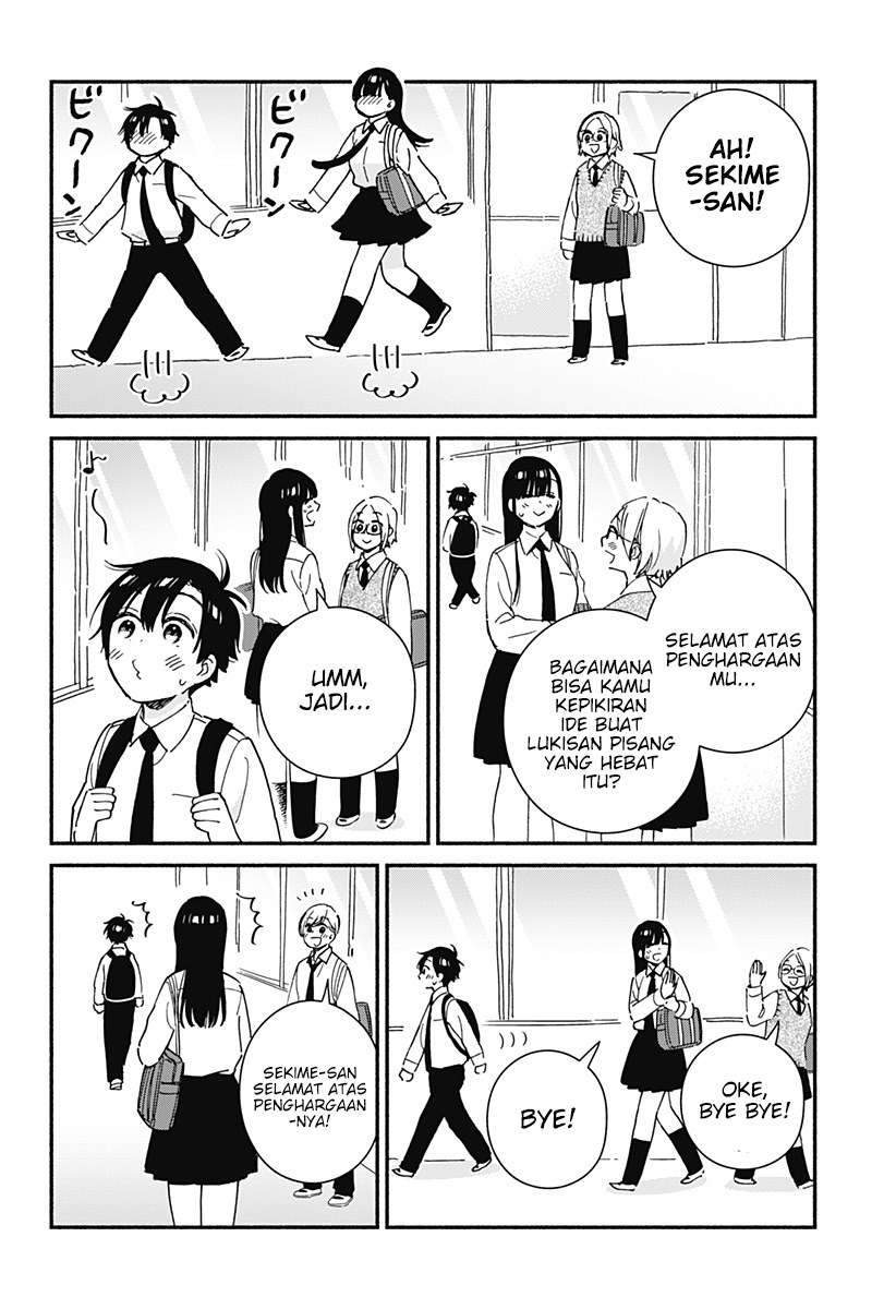 Sekimen Shinaide Sekime-san (Serialization) Chapter 16 - halaman 5