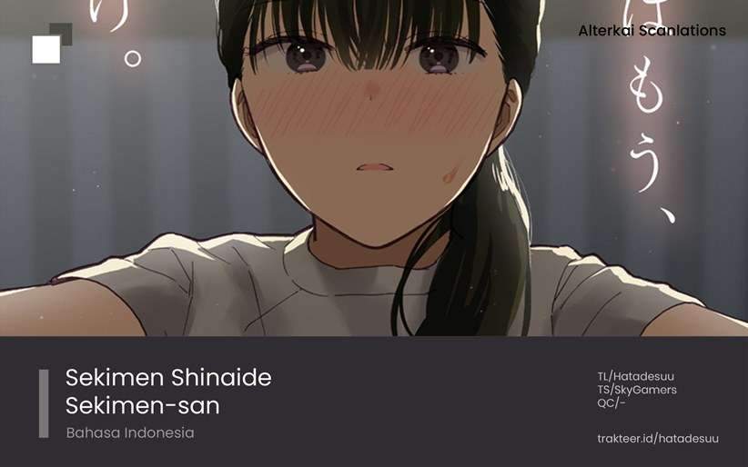 Sekimen Shinaide Sekime-san (Serialization) Chapter 18 - halaman 1