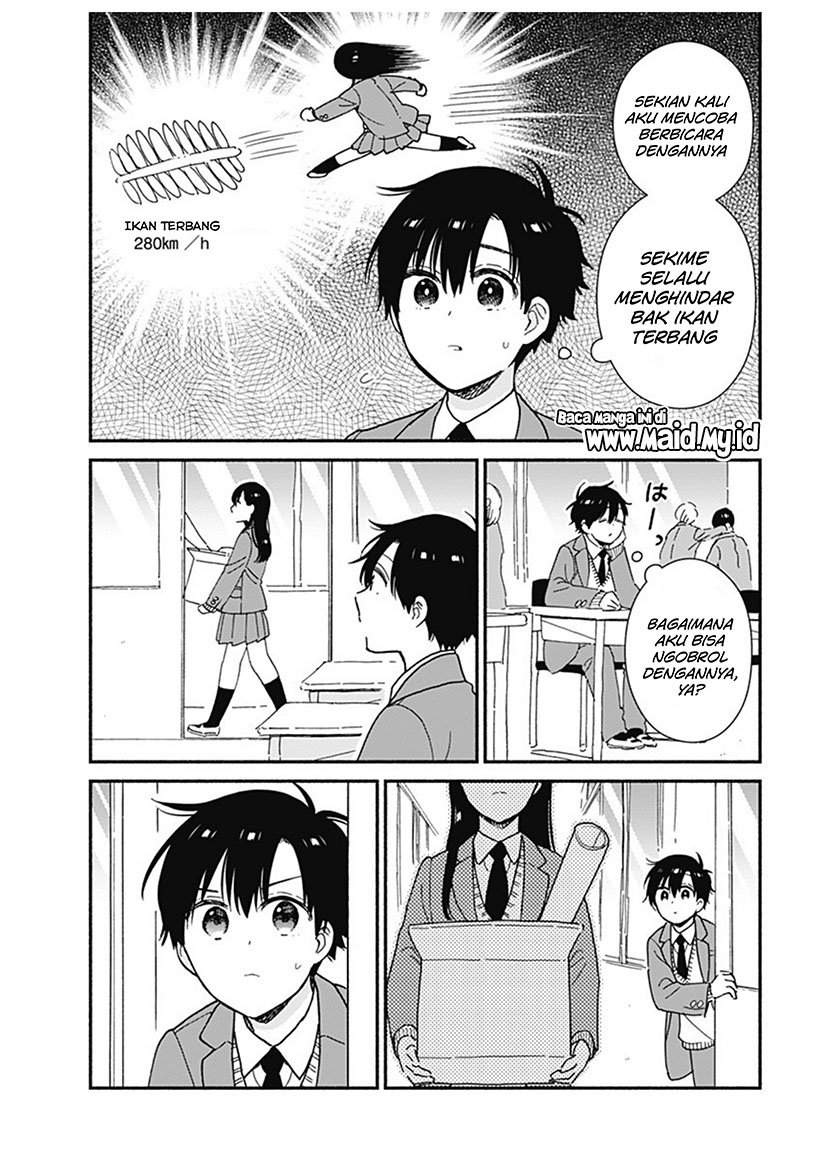 Sekimen Shinaide Sekime-san (Serialization) Chapter 2 - halaman 5
