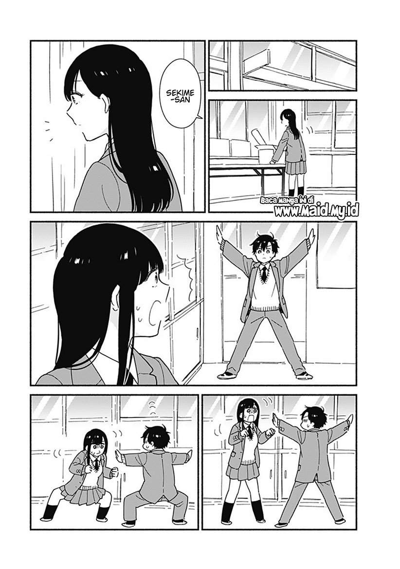 Sekimen Shinaide Sekime-san (Serialization) Chapter 2 - halaman 6