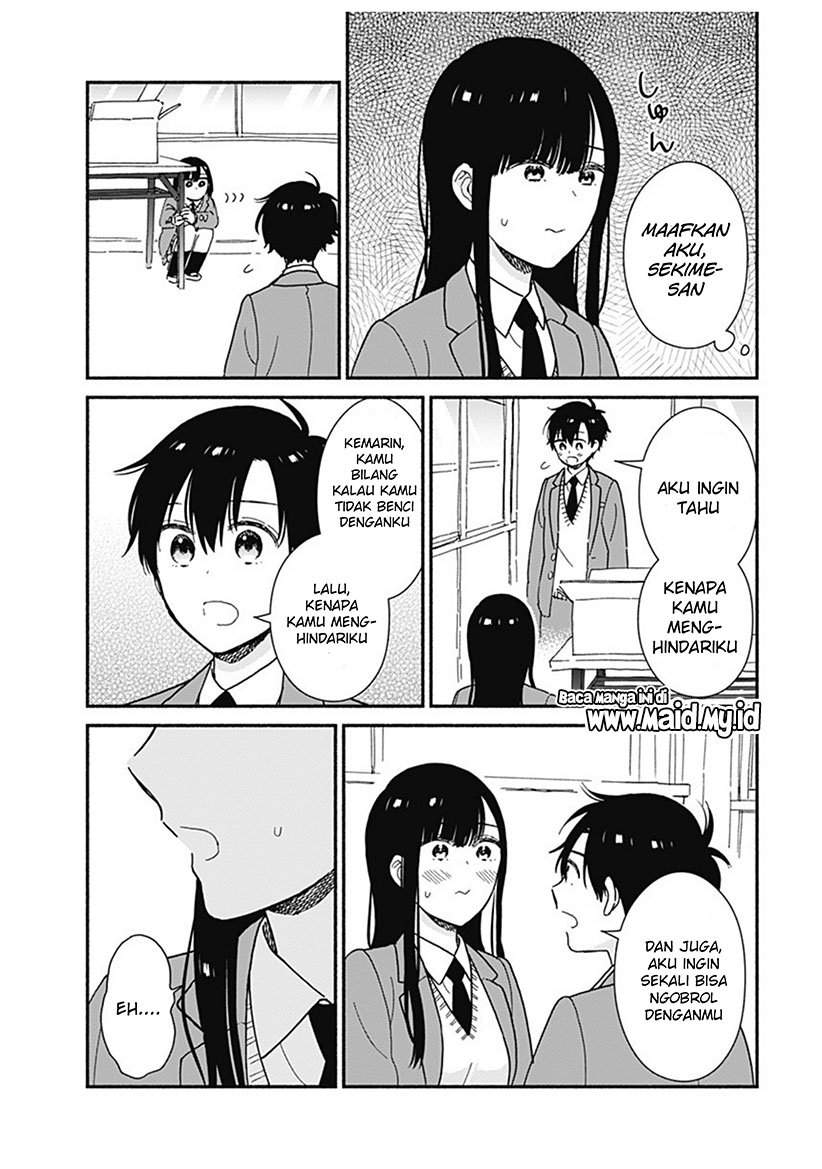 Sekimen Shinaide Sekime-san (Serialization) Chapter 2 - halaman 7