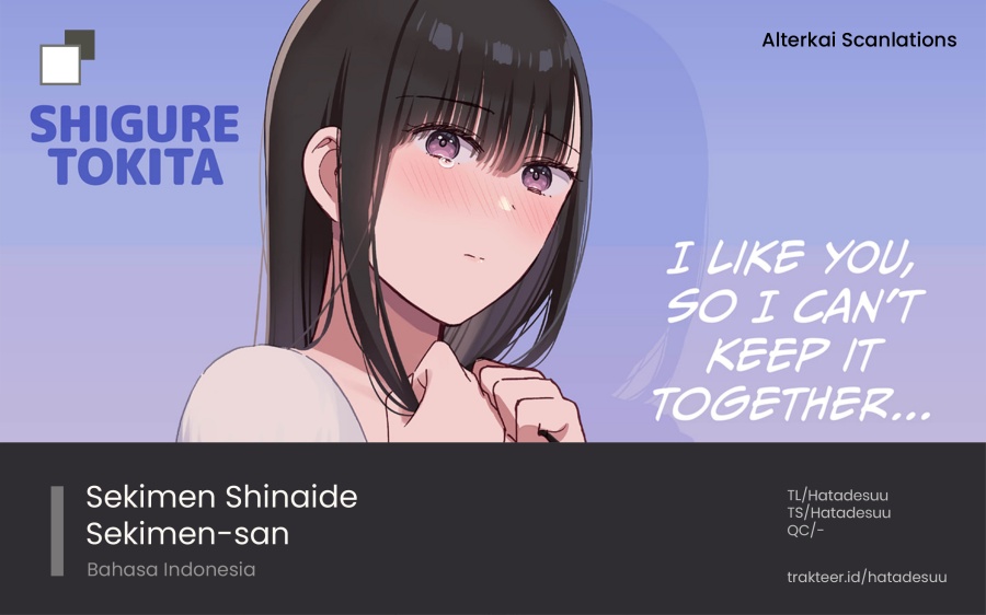 Sekimen Shinaide Sekime-san (Serialization) Chapter 24 - halaman 1