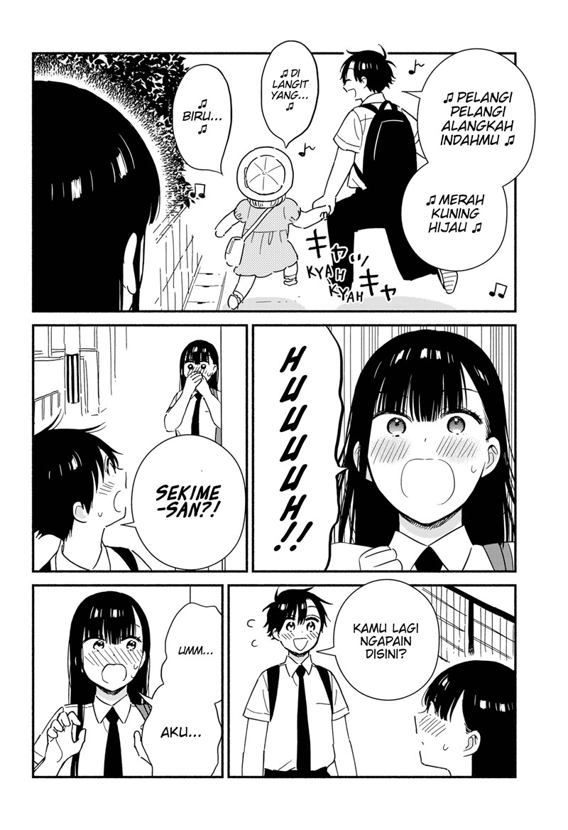 Sekimen Shinaide Sekime-san (Serialization) Chapter 25 - halaman 9